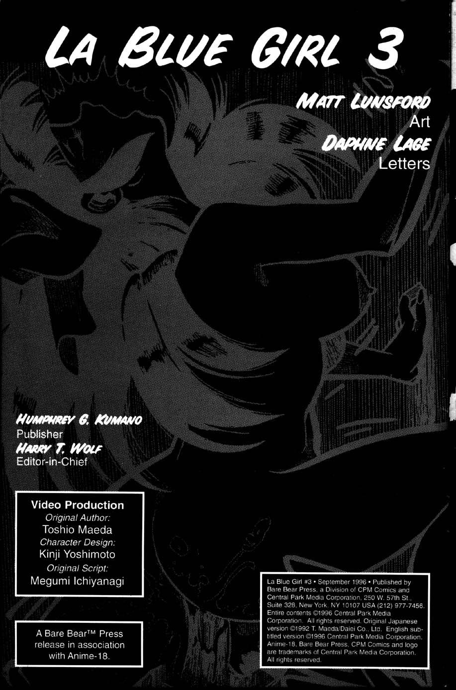 La Blue Girl - Volume #3 page 2 full