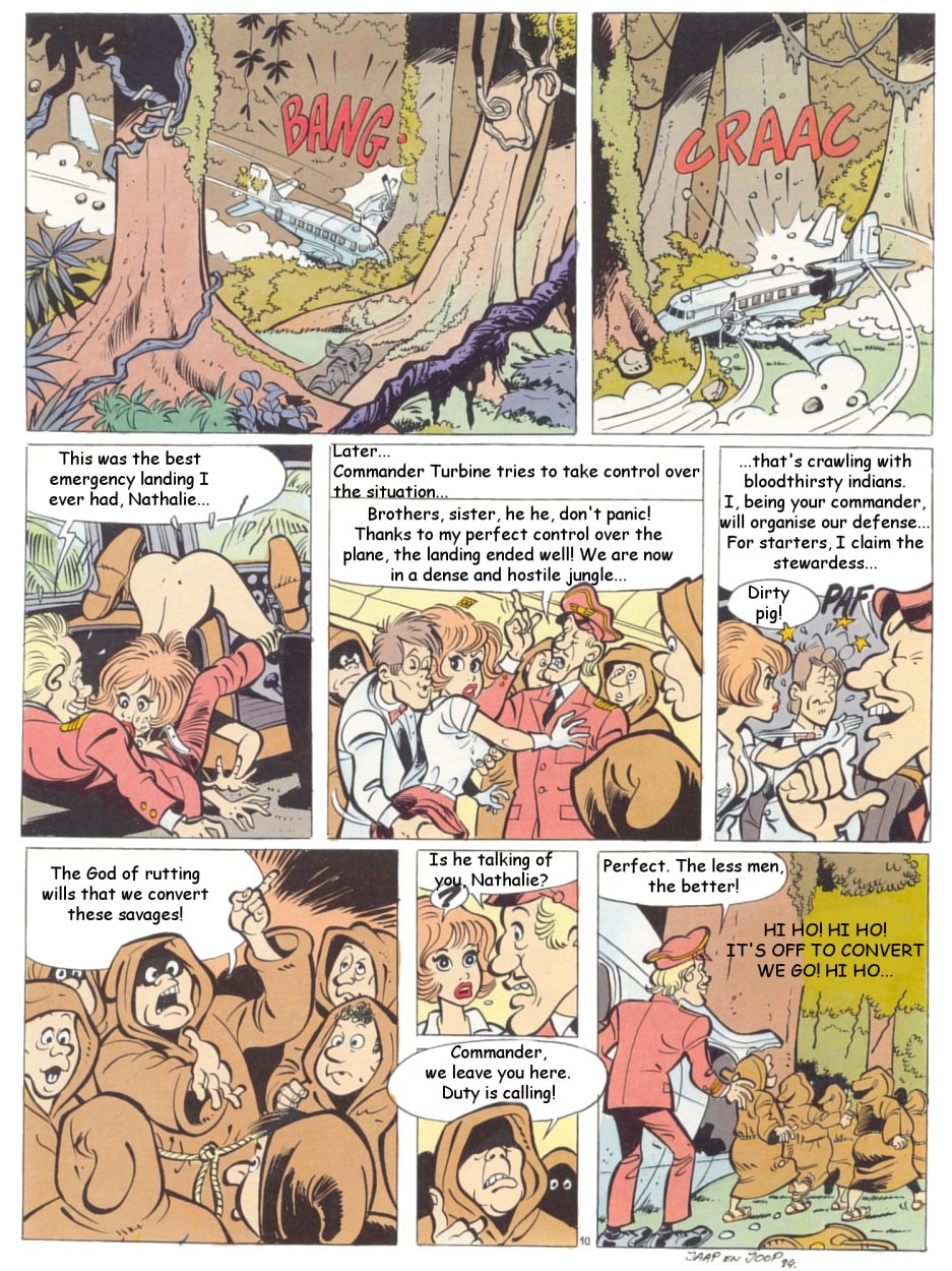 Nathalie - Strip Stewardess page 11 full