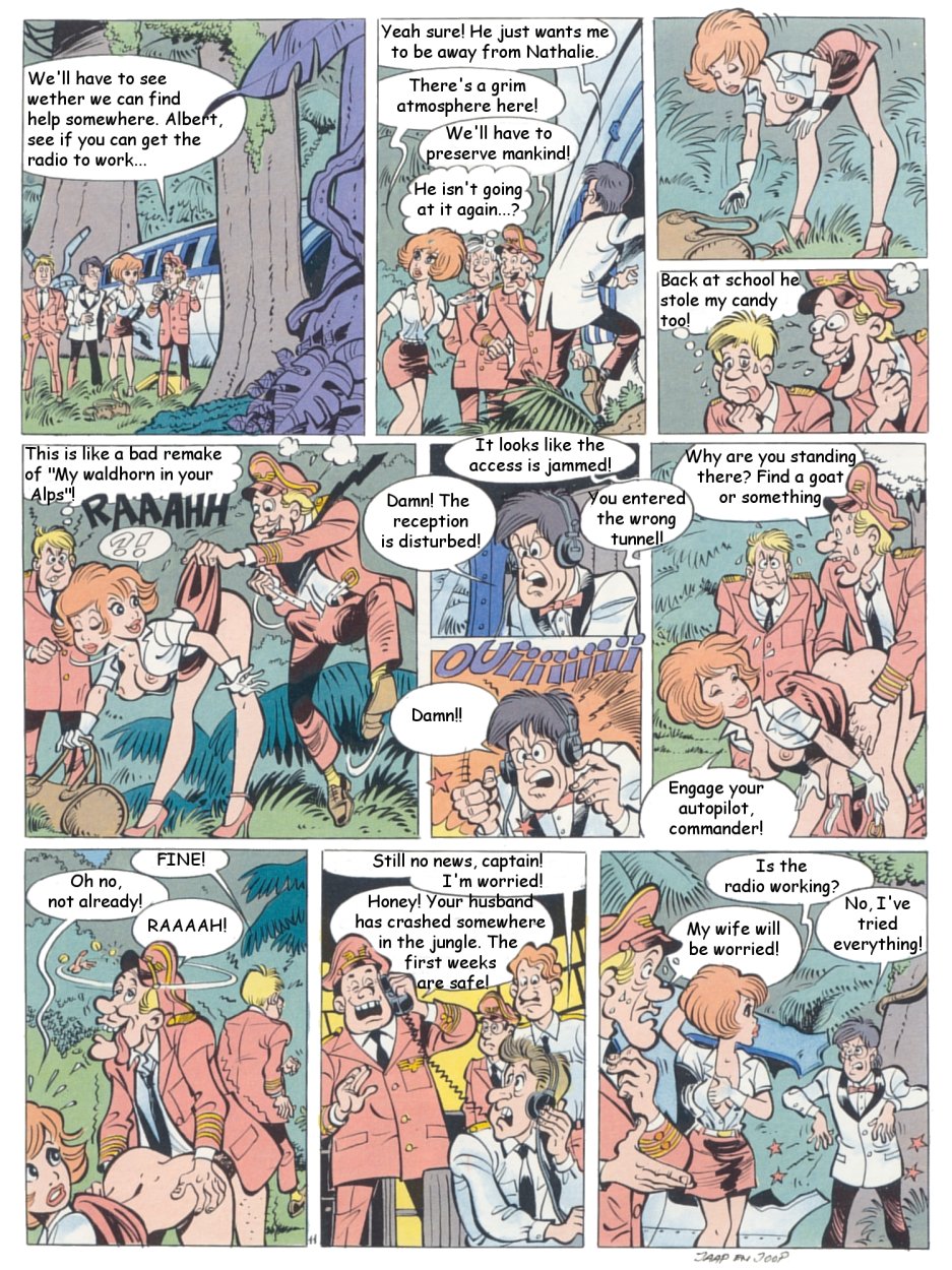 Nathalie - Strip Stewardess page 12 full