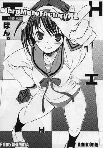 (C70) [MeroMeroFactory XL (Mochisuke Teru)] H Hon. (Suzumiya Haruhi no Yuuutsu) cover