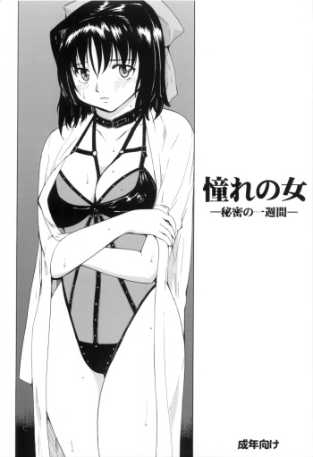 (C73) [Paranoia Cat (Fujiwara Shunichi)] Akogare no Hito -Himitsu no Isshuukan- cover
