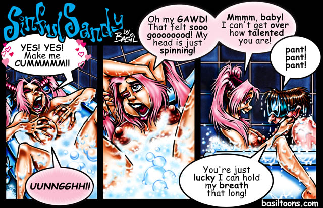 Basil:  Sinful Sandy Comics page 10 full