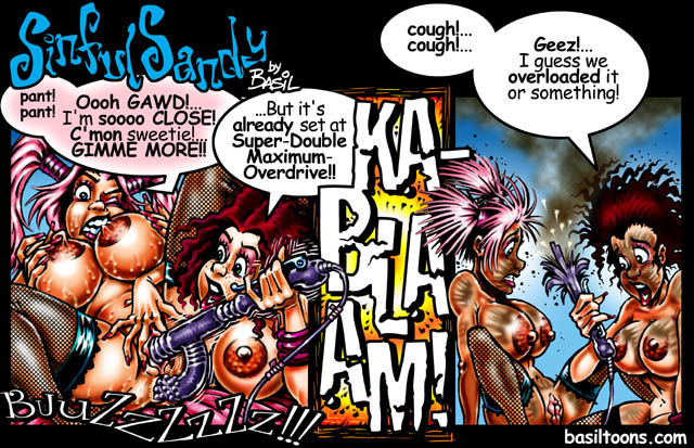 Basil:  Sinful Sandy Comics page 8 full
