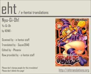 (C61) [KENIX (Ninnin!)] NYU-GI-OH! (Yu-Gi-Oh!) [English] [EHT] cover