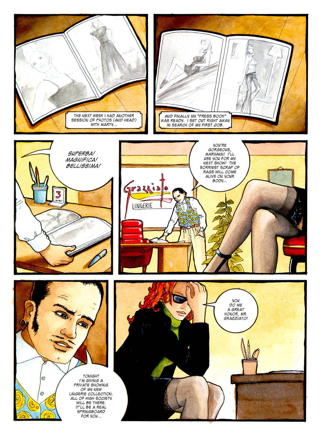 Private Diary of a Supermodel page 11 full