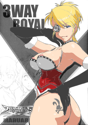 [MARUARAI (Arai Kazuki)] 3WAY ROYAL (RUMBLE ROSES) [English] {Doujin-Moe.us} cover
