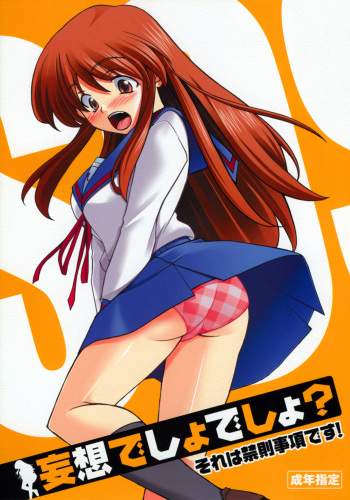 (C70) [P-Forest (Hozumi Takashi)] Mousou Desho Desho! Sore wa Kinsoku Jikou desu? (he Melancholy of Haruhi Suzumiya) cover