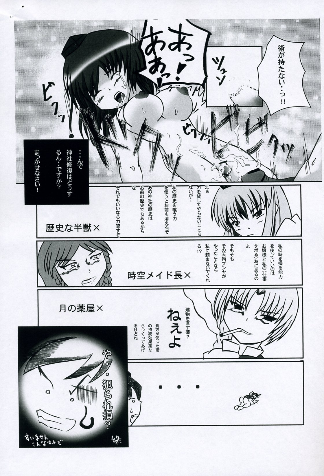 Touhou Reverse Vector Book, Falling to Earth page 12 full