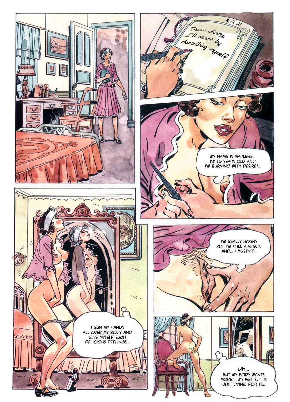 Malena #1 page 3 full