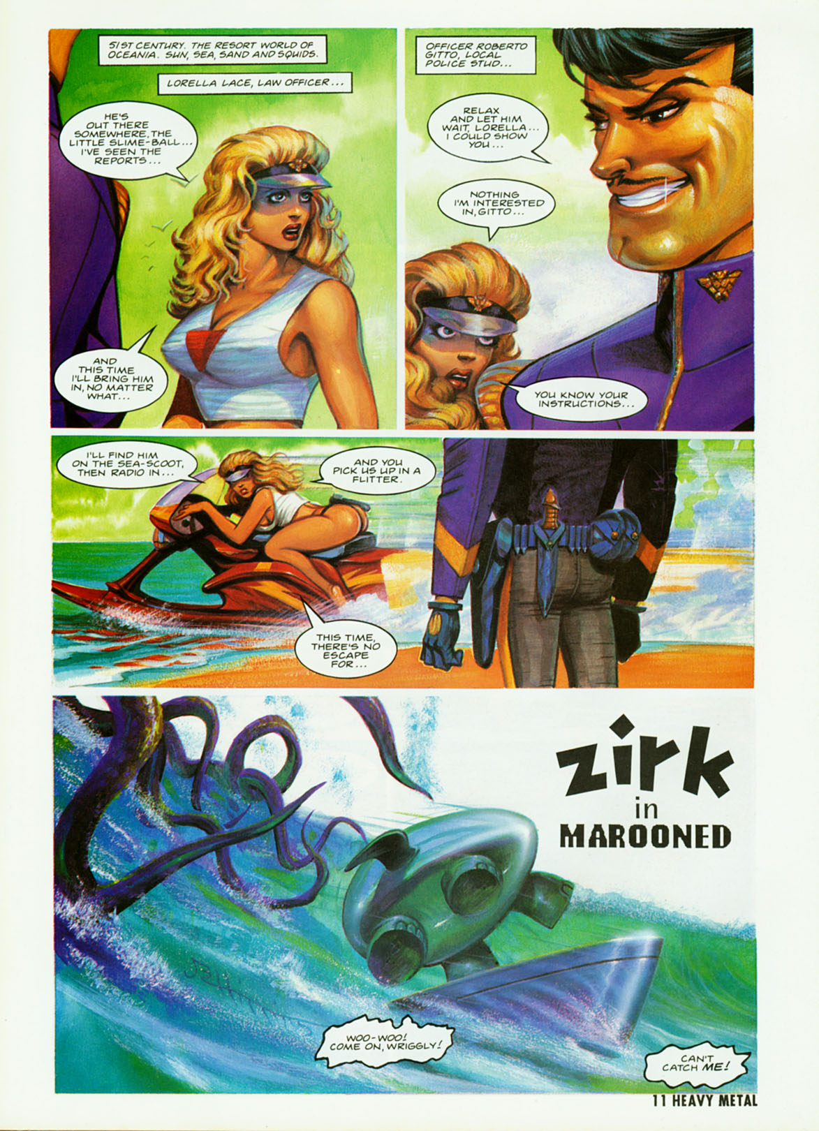 Heavy Metal Special War MachineVol.7-1 page 11 full