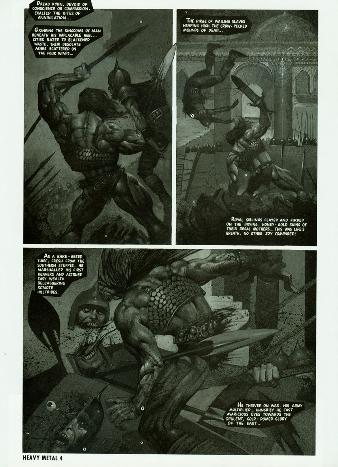 Heavy Metal Special War MachineVol.7-1 page 7 full