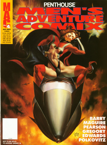 Penthouse Mens Adventure Comix #4 cover