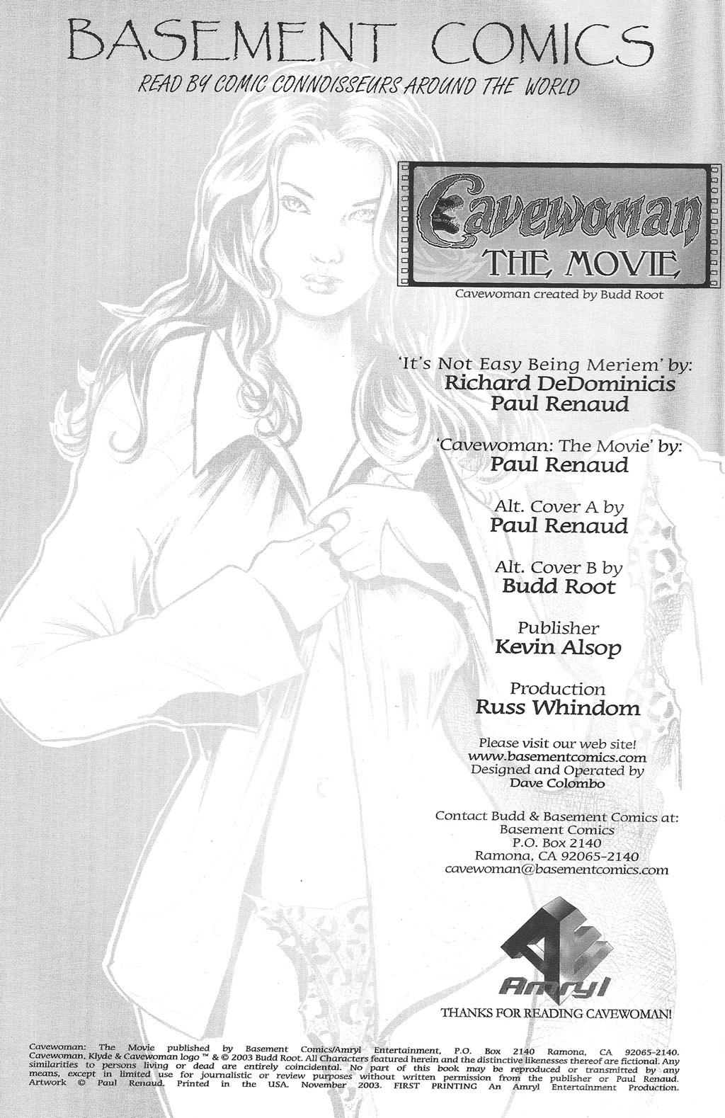 Cavewoman The Movie page 3 full