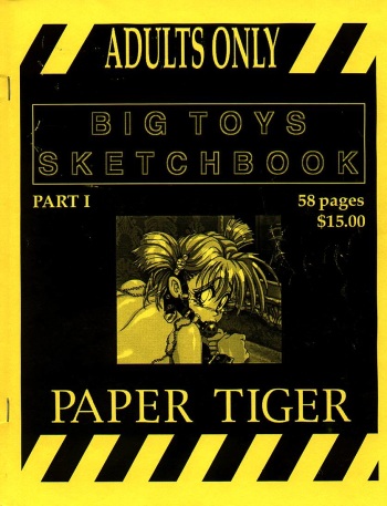 [Paper Tiger] Big Toys Sketchbook cover