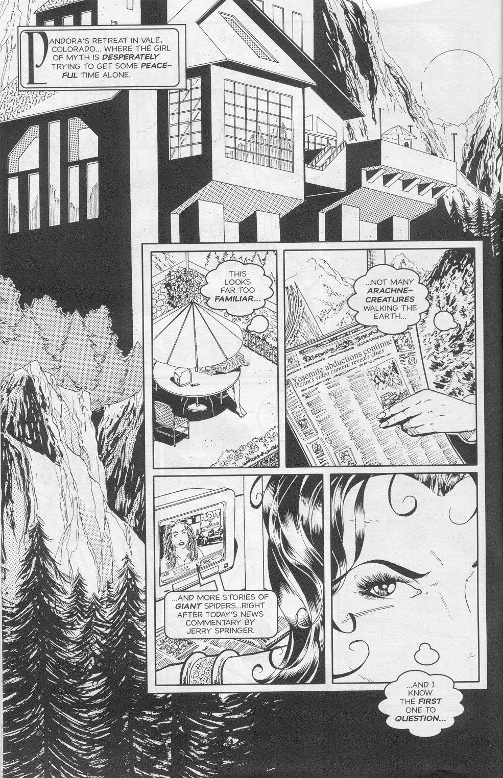 Pandora / Widow #1: Arachnephobia page 4 full