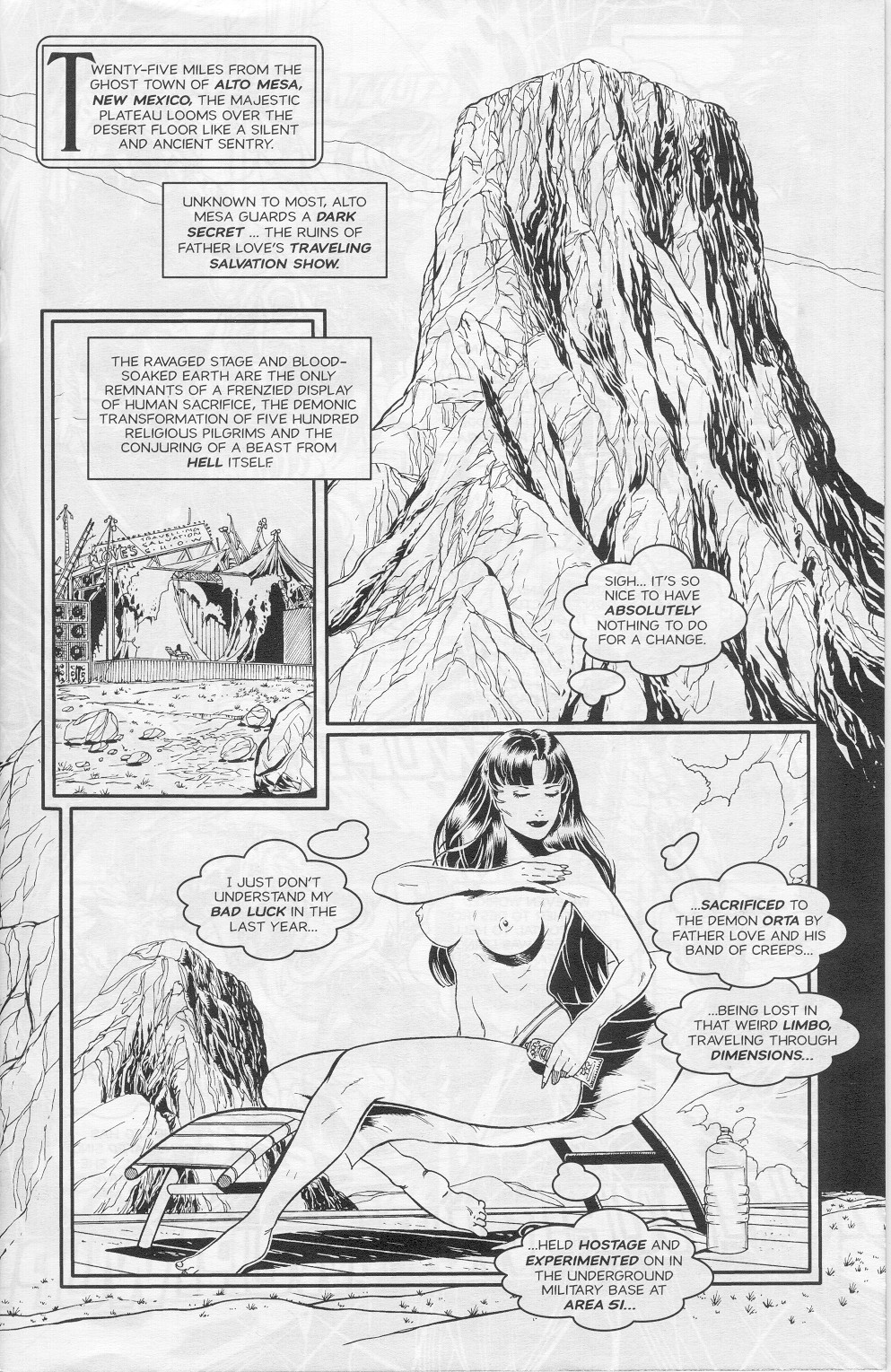 Pandora / Widow #1: Arachnephobia page 5 full
