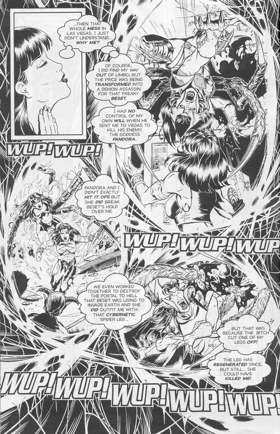 Pandora / Widow #1: Arachnephobia page 6 full