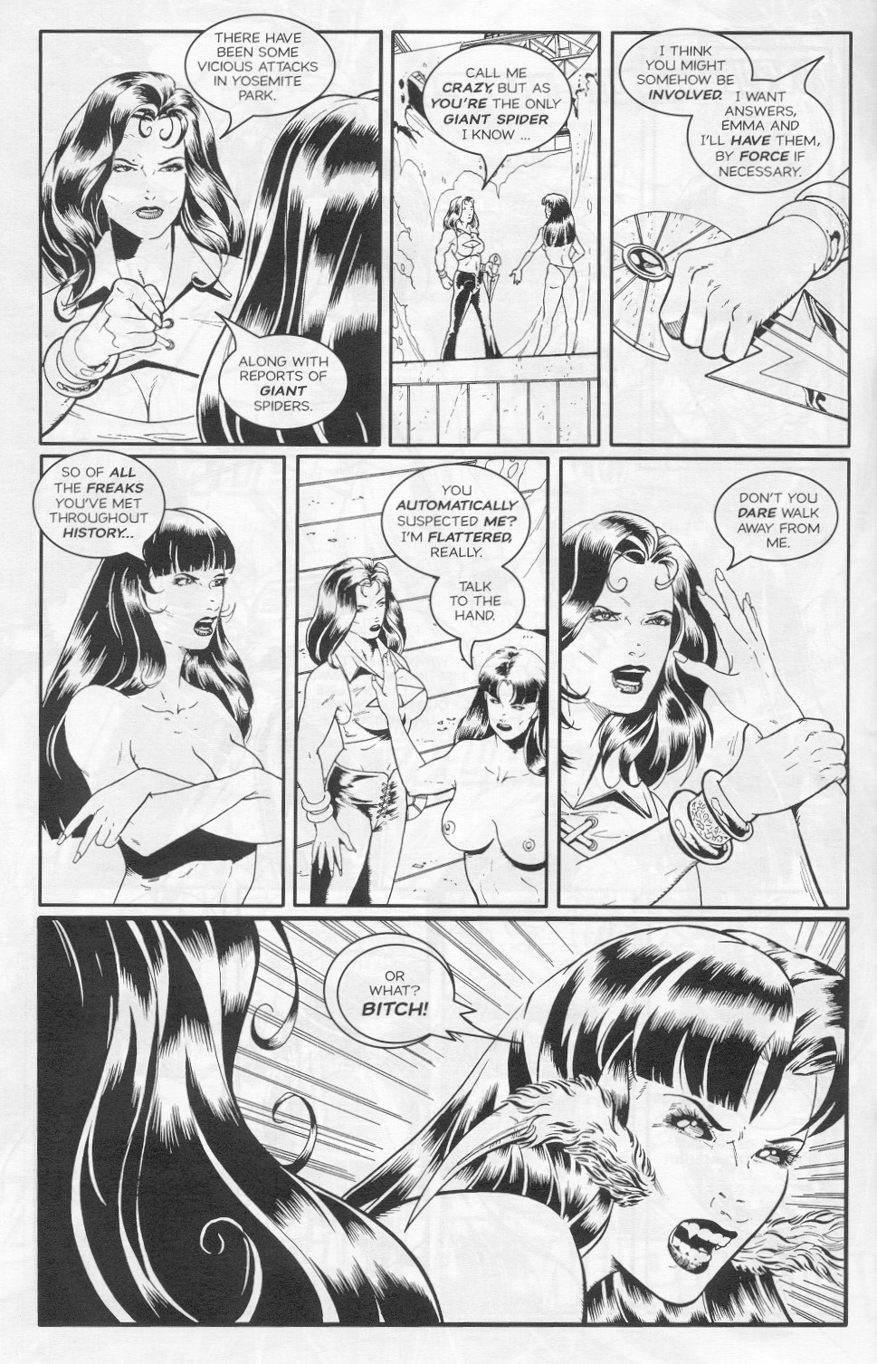 Pandora / Widow #1: Arachnephobia page 8 full