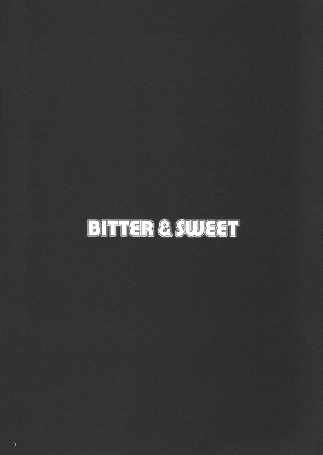 BITTER & SWEET page 9 full