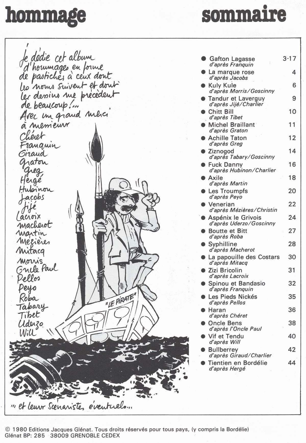 Pastiches 1 - école franco-belge page 6 full