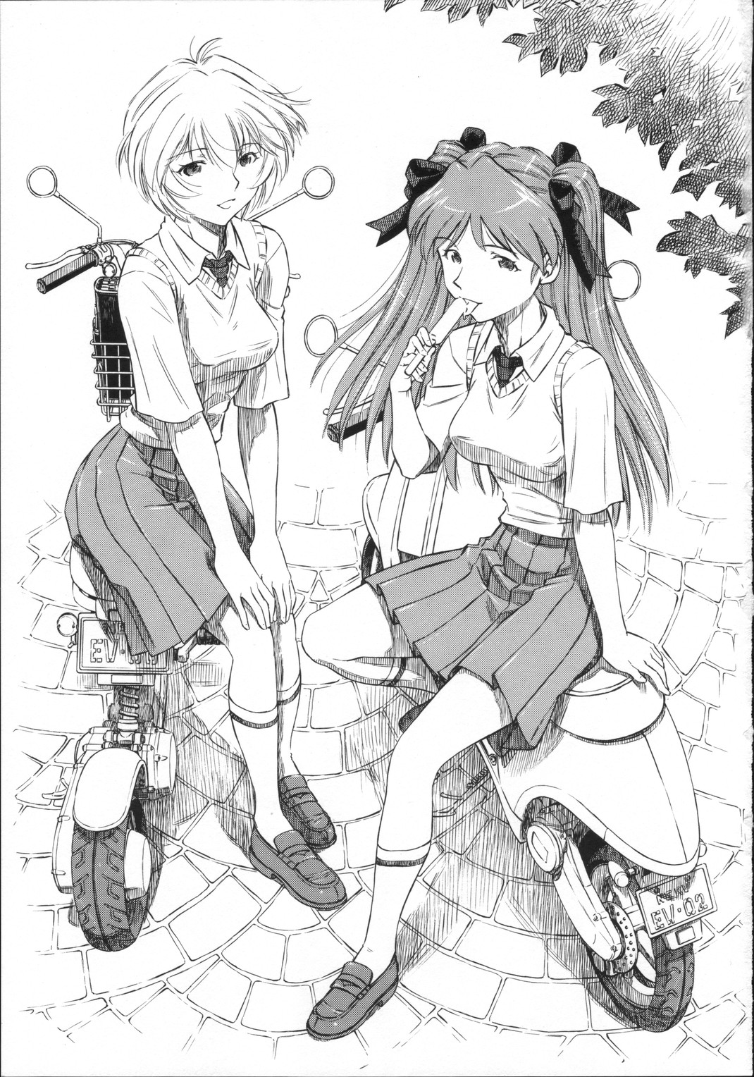Ayanami Asuka Milk Cafe Au Lait page 2 full