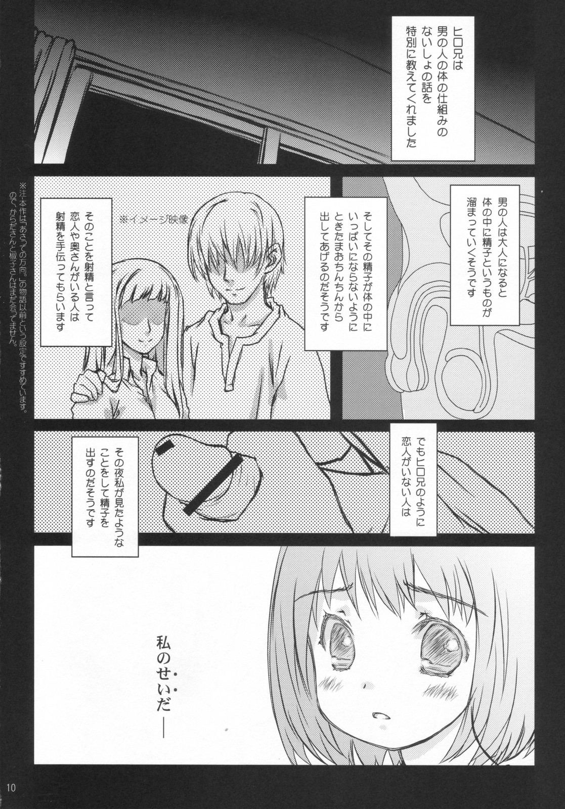 Karada no Naisho. page 9 full