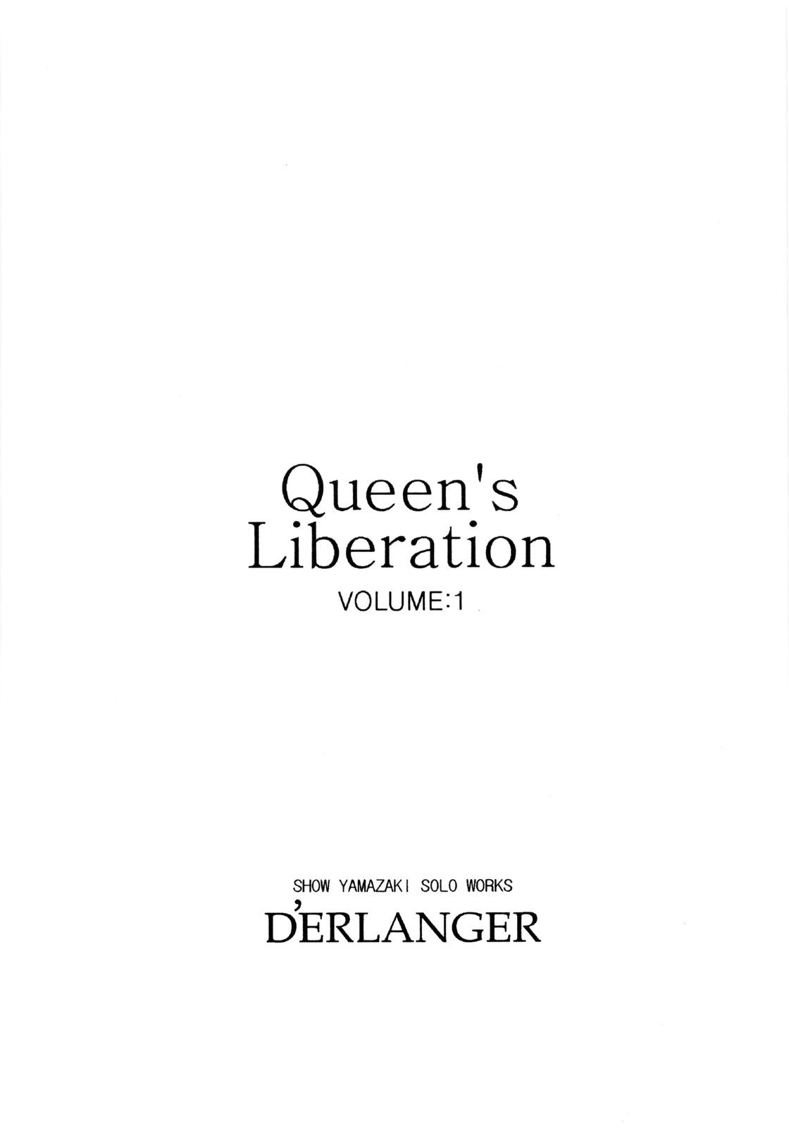 Queen's Liberation VOLUME 1 page 3 full