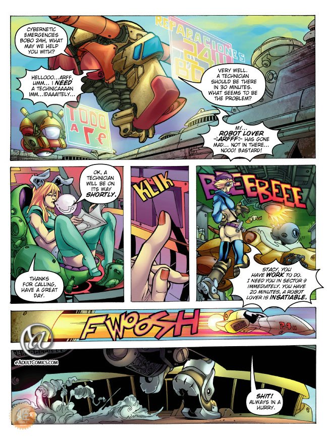 Stacy the Repair Girl - Episode #1 page 4 full