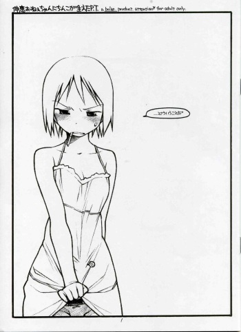 (C68) [bolze. (rit.)] Nobue Oneechan ni Chinko ga Haeta P.T. (Ichigo Mashimaro) cover