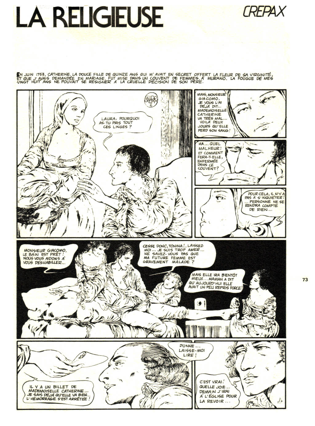 La Religieuse page 1 full