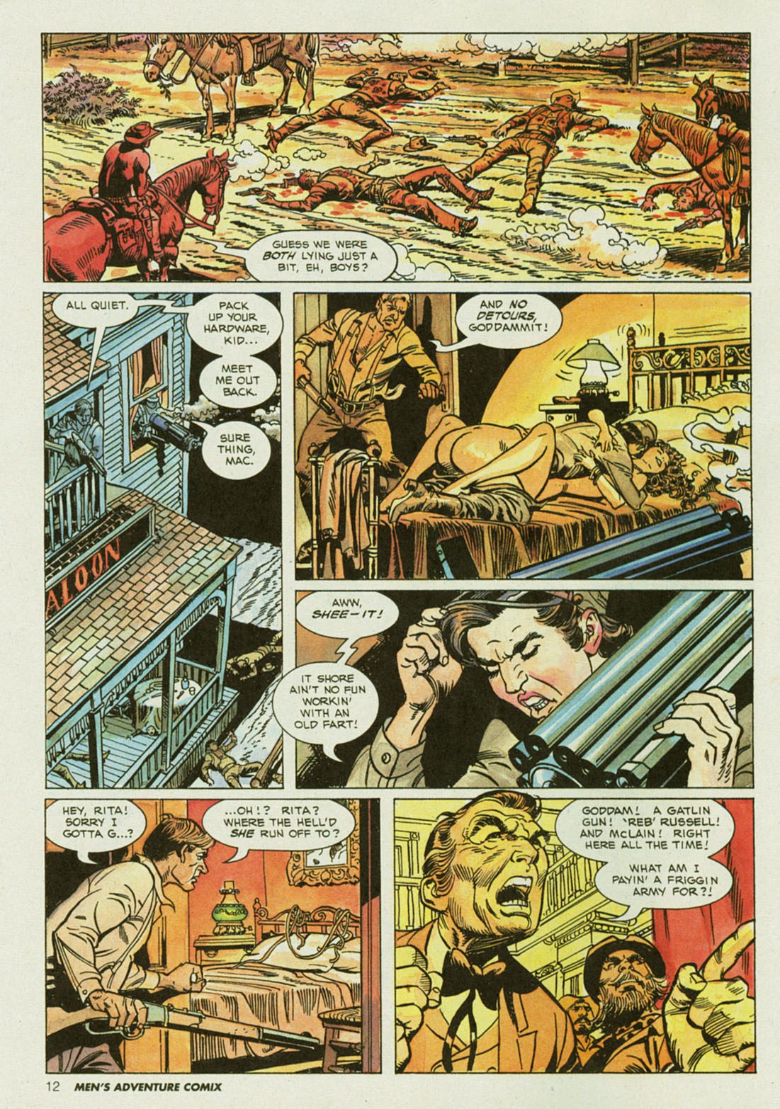 Penthouse Mens Adventure Comix #6 page 12 full