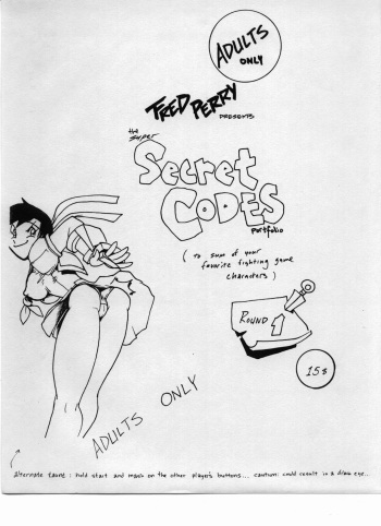 [Fred Perry] Secret Codes (Street Fighter) cover