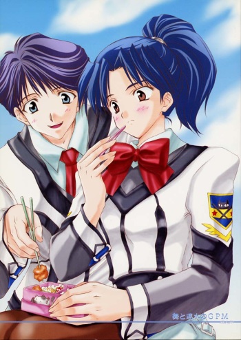 (CR29) [Yasyokutei (Akazaki Yasuma)] Mai to Hayami no GPM (Gunparade March) cover