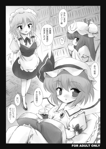 (SC40) [54BURGER (Marugoshi)] Ojou-sama Ofuro no Junbi ga Dekimashita yo (Touhou Project) cover