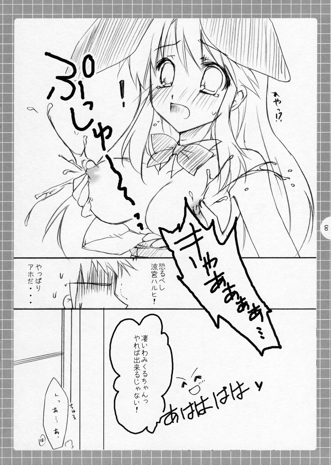 Suzumiya Haruhi no Mousou ～ Mikuru Mikuru Milk. page 7 full