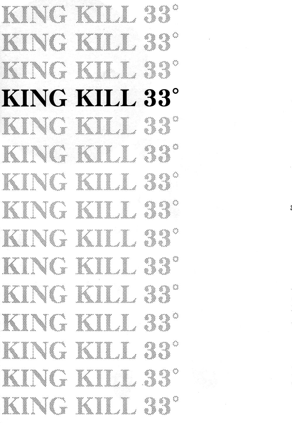 KING KILL 33° page 2 full