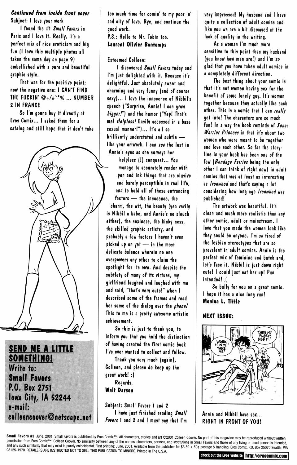 Small Favors Issue #3 ENG page 3 full