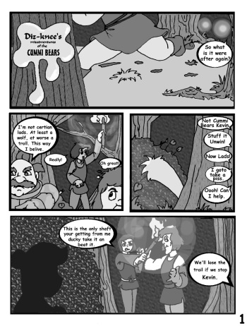 [Diz-knee] Misadventures of the Cummi Bears (Disney's Adventures of the Gummi Bears) cover