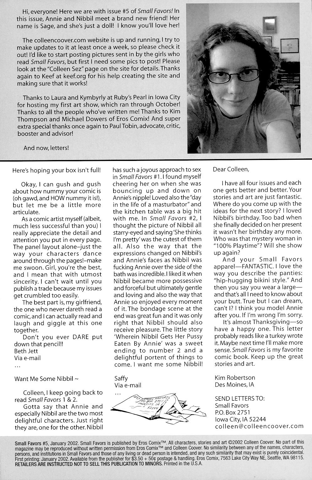 Small Favors Issue #5 ENG page 2 full