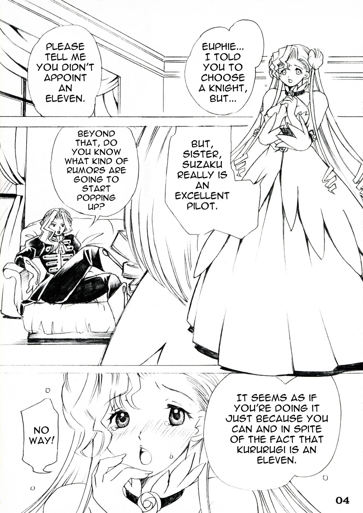 Futanari Euphemia x Kyonyuu Cornelia | Futanari Euphemia and Big-Breasted Cornelia page 4 full