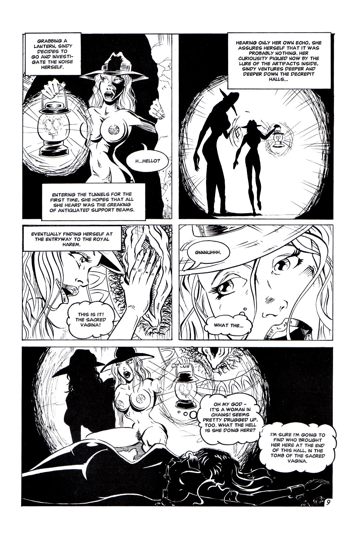 Sindy-Anna Moans #2: Quest for the Golden Dildo page 11 full