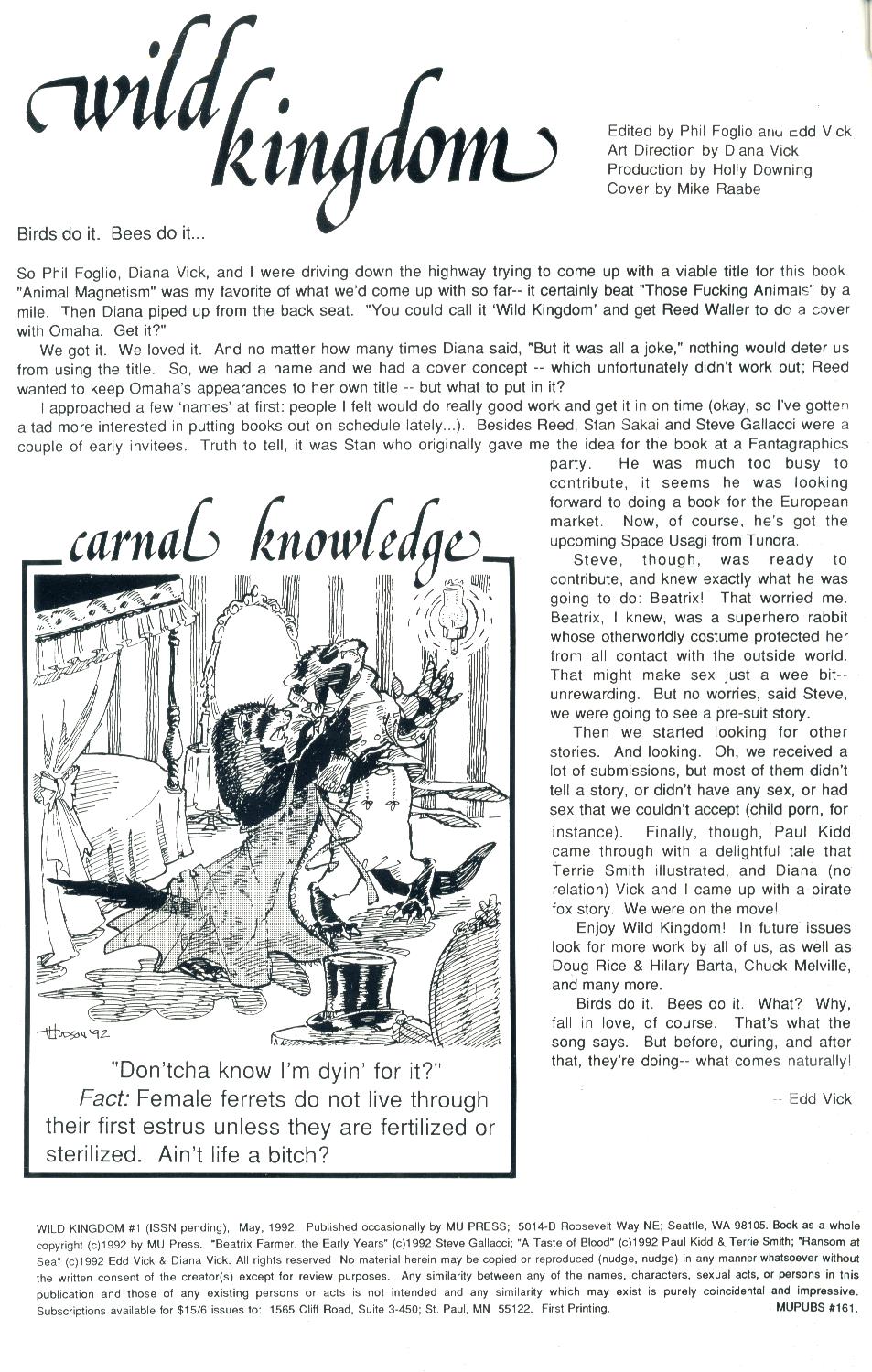 Wild Kingdom 1 page 2 full