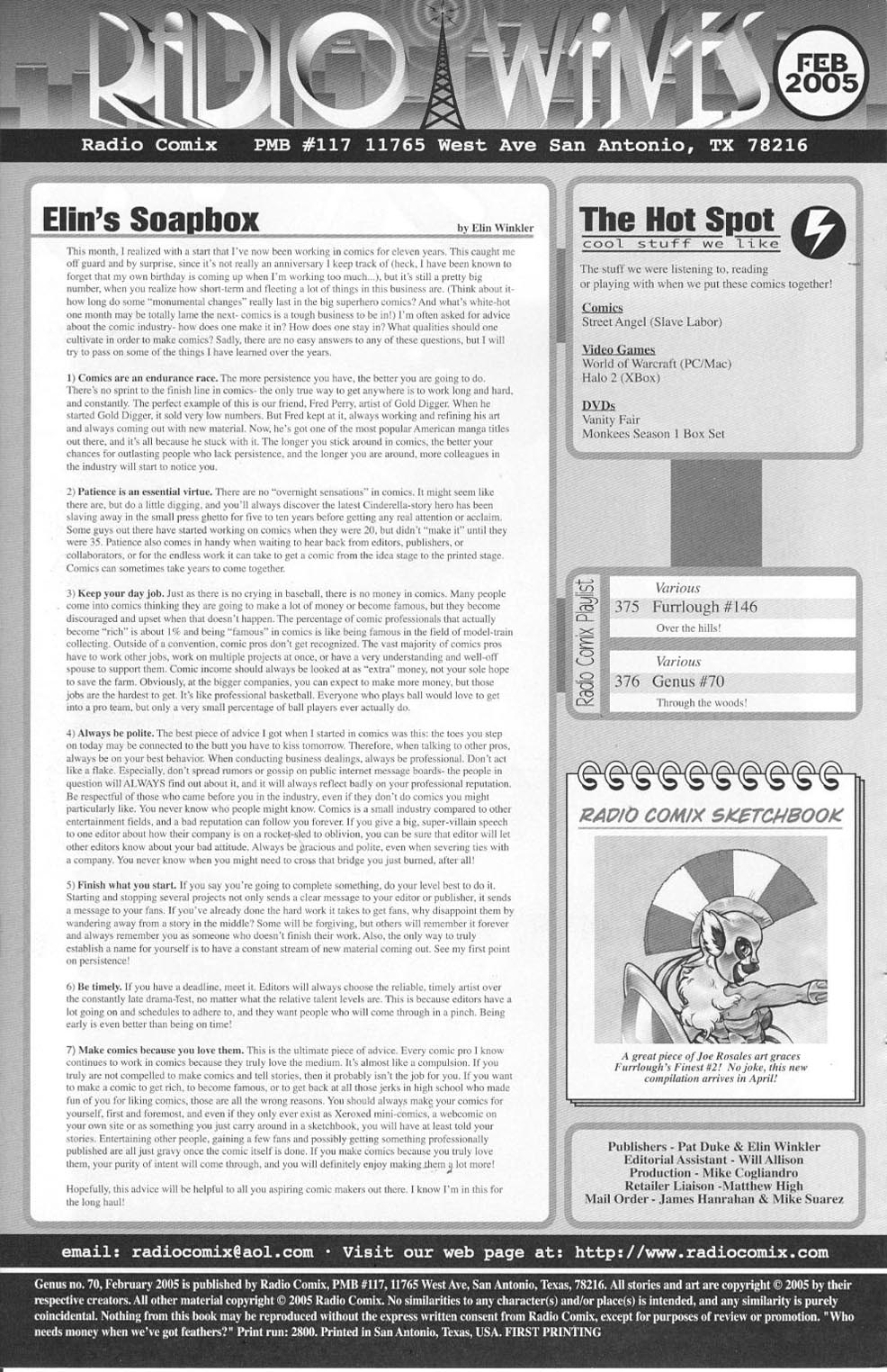 Genus #70 page 2 full