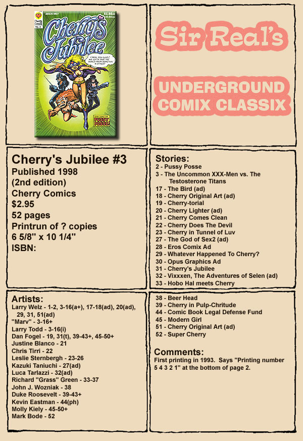 Cherry's Jubilee #3 page 1 full