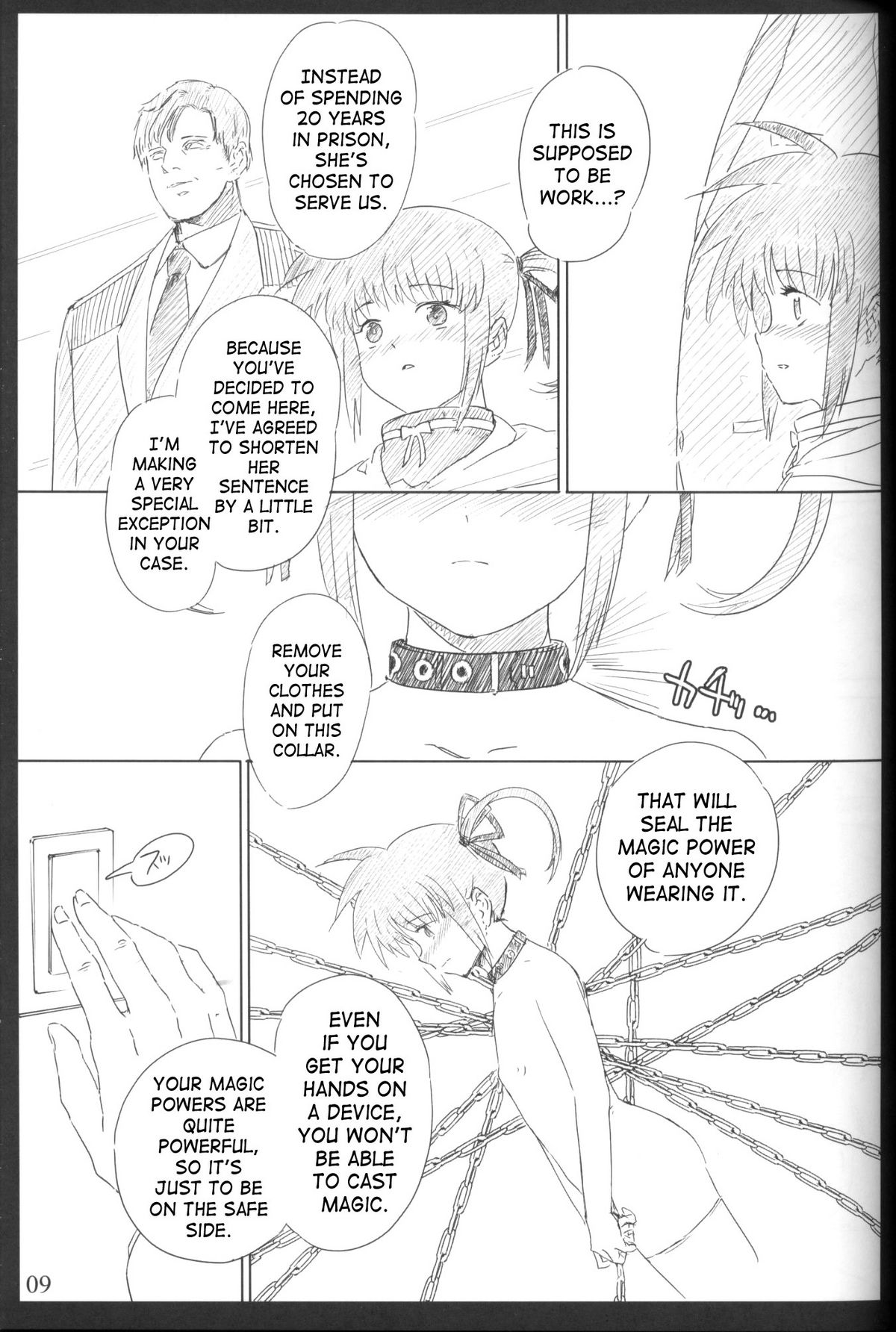 Jikuu Kanrikyoku Nikudorei-ka Kahitsuban | Space-Time Administration Bureau Sex Slave Division page 8 full