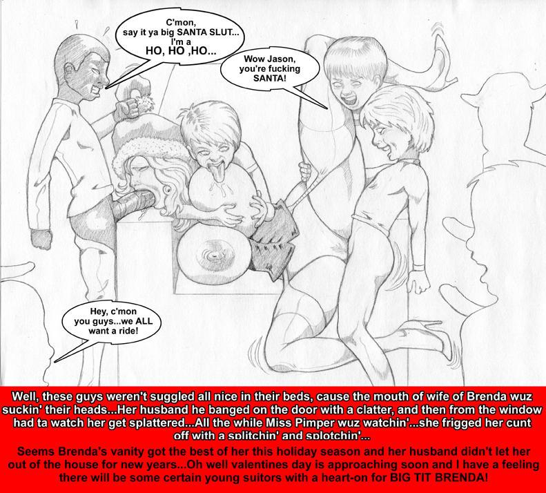 Big Tit Brenda - Plays Santa Claus! page 5 full
