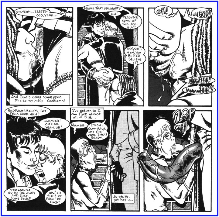 Boy Blue and Marty - b&w page 9 full