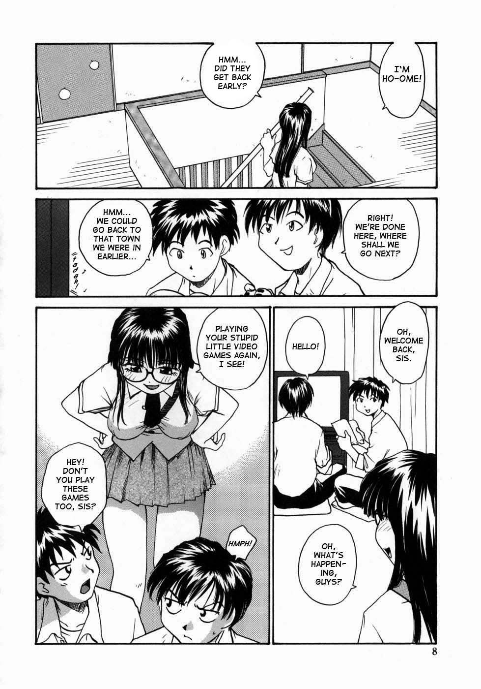 Ane to Megane to Milk - Sister, glasses and sperm. page 8 full