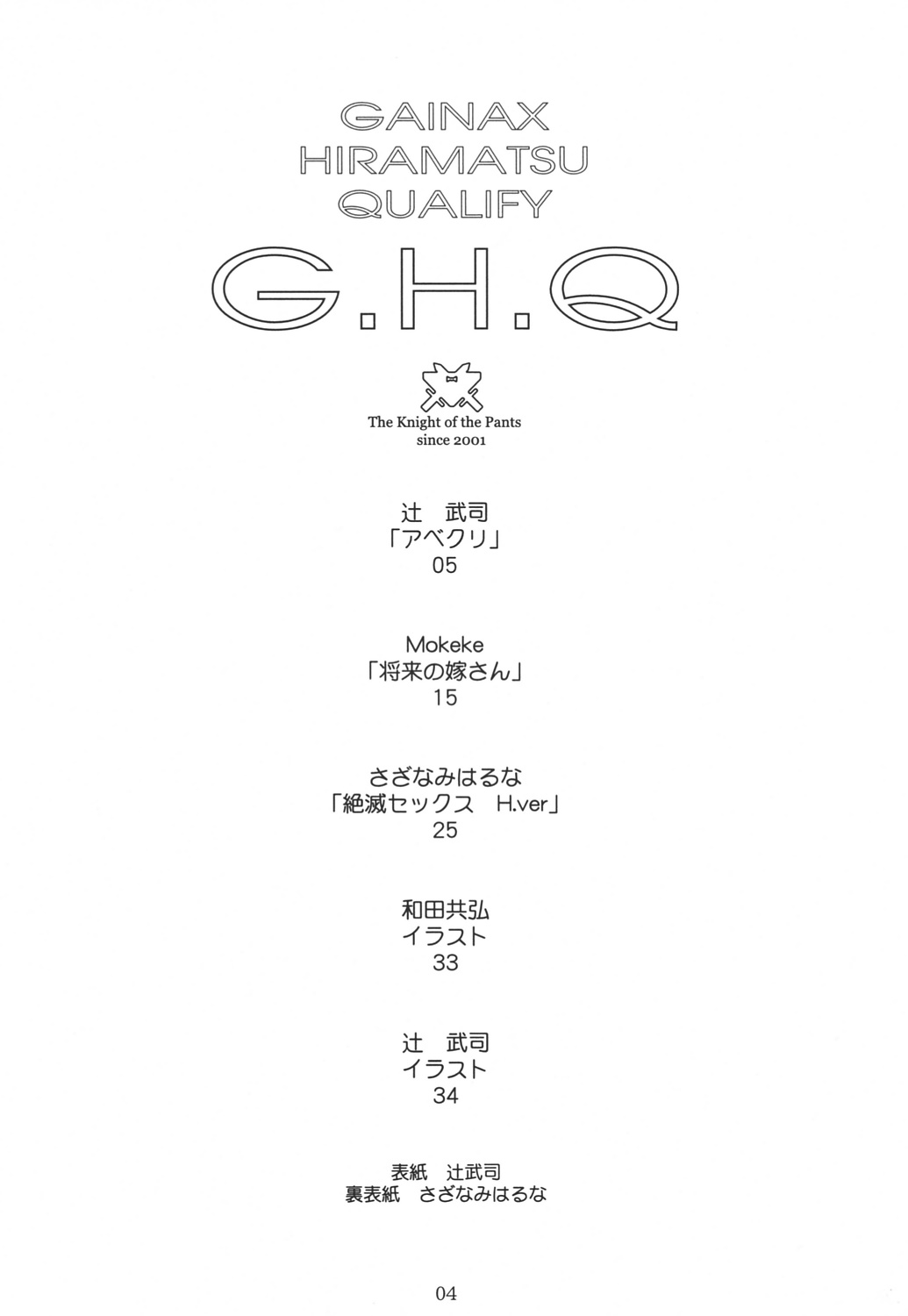 G.H.Q Gainax Hiramatsu Qualify page 3 full