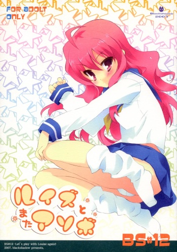 (C72) [Black Shadow (Sacchi)] BS#12 Louise to Mata Asobo - Let's Play with Louise Again (Zero no Tsukaima) cover